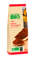 Café moulu bio pur arabica Carrefour Bio