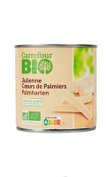 Julienne de cœurs de palmiers bio Carrefour Bio