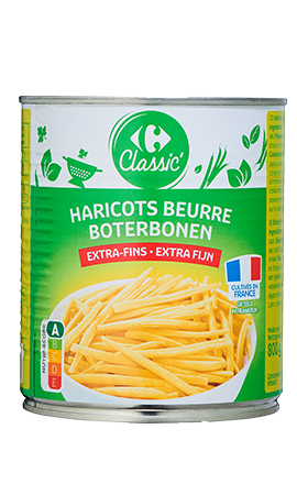 Haricots verts extra-fins CARREFOUR CLASSIC