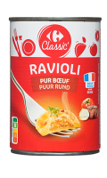 Ravioli pur bœuf Carrefour Classic'