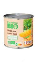 Maïs bio doux sans sucres ajoutés Carrefour Bio