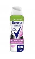 Déodorant Anti-Traces Invisible Pure Advanced Protection Rexona