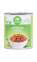 Lentilles 530g Carrefour Classic'