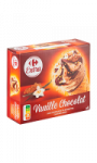 Glaces Vanille Chocolat Carrefour Extra