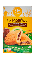 Biscuits chocolat noisettes Carrefour Classic'