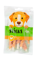 Sticks pour chien torsadés au poulet Carrefour