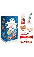 Calendrier de l'Avent chocolats et biscuits Kinder & Co