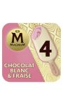 Glace Bâtonnet Fraise Chocolat Blanc Magnum