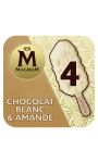 Glace Bâtonnet Chocolat Blance Amande Magnum