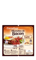 Allumettes de bacon fumé Carrefour