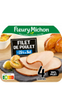 Filet de Poulet -25% de sel Fleury Michon