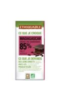 Chocolat bio 85% fin acidulé Ethiquable