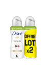 Dove Déodorant Femme Spray Invisible Dry Compressé Lot De 2X100ml
