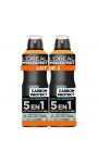 L'Oréal Paris Men Expert Déodorant Spray Homme CarbonProtect 5en1 Ice Fresh Lot de 2x200ml