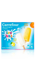 Bâtonnets glacés fruités Carrefour