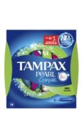 Tampons Compak Pearl Super avec applicateur x18 Tampax