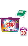 Skip Lessive Capsules Color clean 30 Dosettes
