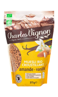Muesli croustillant amande et vanille sans gluten bio Charles Vignon