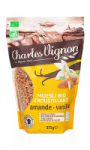 Muesli Bio croustillant amande vanille sans gluten Charles Vignon