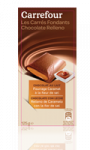 Tablette de chocolat au lait fourré au Caramel Carrefour