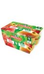 Compotes pomme/fraise & pomme Andros