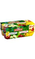 Compotes pomme/pomme fraise Andros