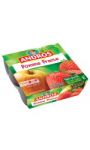 Compotes pomme fraise Andros