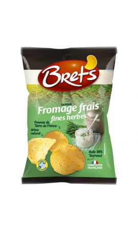 Chips fromage frais et fines herbes BRET'S : le paquet de 125 g à Prix  Carrefour