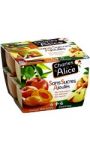 Compotes pomme abricot s/sucres ajoutès Charles & Alice