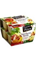 Compotes pommes-pèches/pommes s/s ajoutès Charles & Alice