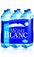 6 bouteilles d\'Eau Minérale Naturelle Mont Blanc