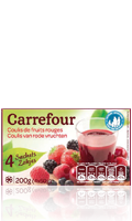 Coulis de fruits rouges surgelés Carrefour