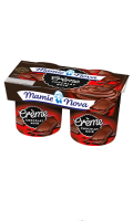 Dessert crème chocolat noir intense Mamie Nova