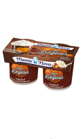 Dessert cœur de liégeois chocolat cœur caramel beurre salé Mamie Nova