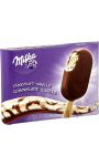 Glaces chocolat/vanille Milka