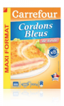 Cordons bleus de dinde Maxi Format Carrefour