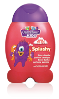 Bain douche enfant parfum exotique Splashy Carrefour Kids