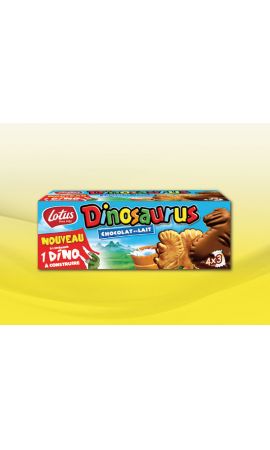 Dinosaurus Chocolat Lotus 225g Contenu