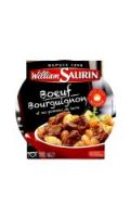 Plat cuisiné bœuf bourguignon William Saurin