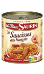 Plat cuisiné saucisses aux haricots William Saurin