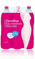 Eau minérale naturelle Carrefour
