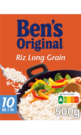 Riz long grain 10 min BEN'S ORIGINAL : la boite de 500 g à Prix