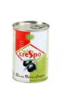 Olives noires en saumure Crespo