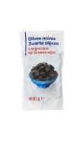 Olives noires à la grecque Les produits blancs