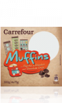 Muffins aux pépites de chocolat Carrefour