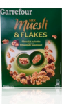 Mix muesli & flakes chocolat-noisettes Carrefour