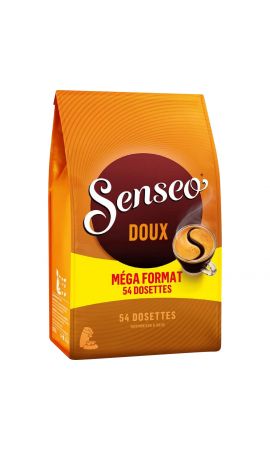 Dosettes de café Senseo Doux - Paquet de 54 sur