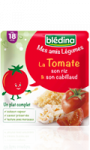 Plat complet Tomate, riz et cabillaud Blédina