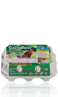 Oeufs de poules élevées en plein air Carrefour