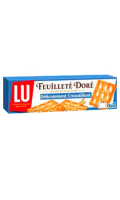 Biscuits feuilleté doré Lu
